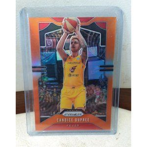 2020 Panini Prizm WNBA Orange Prizm /65 Candice Dupree #62